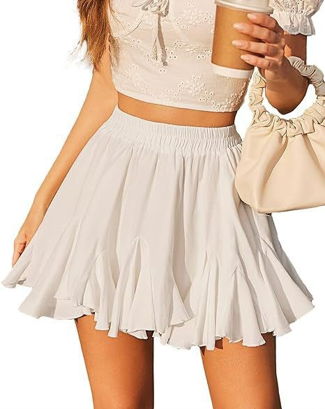 Twirl skirt in White