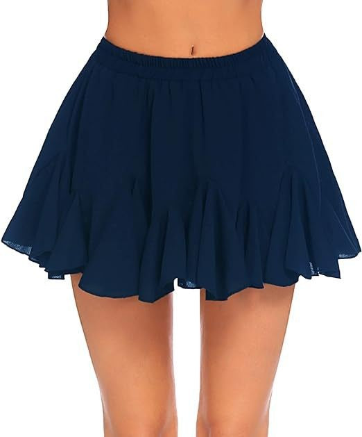 Twirl skirt in Dark Blue