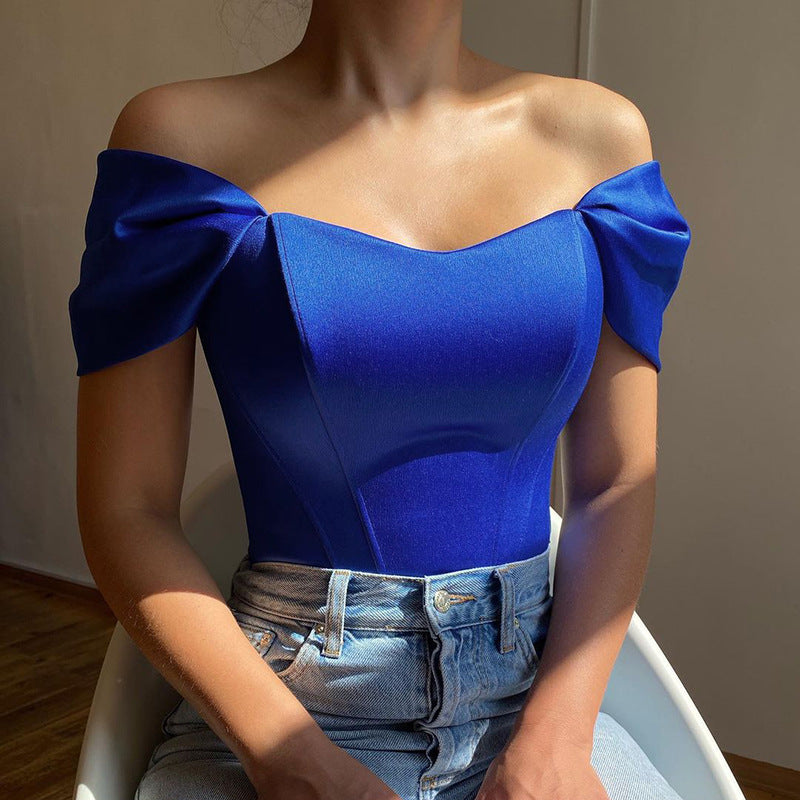 Cherie corset in Blue