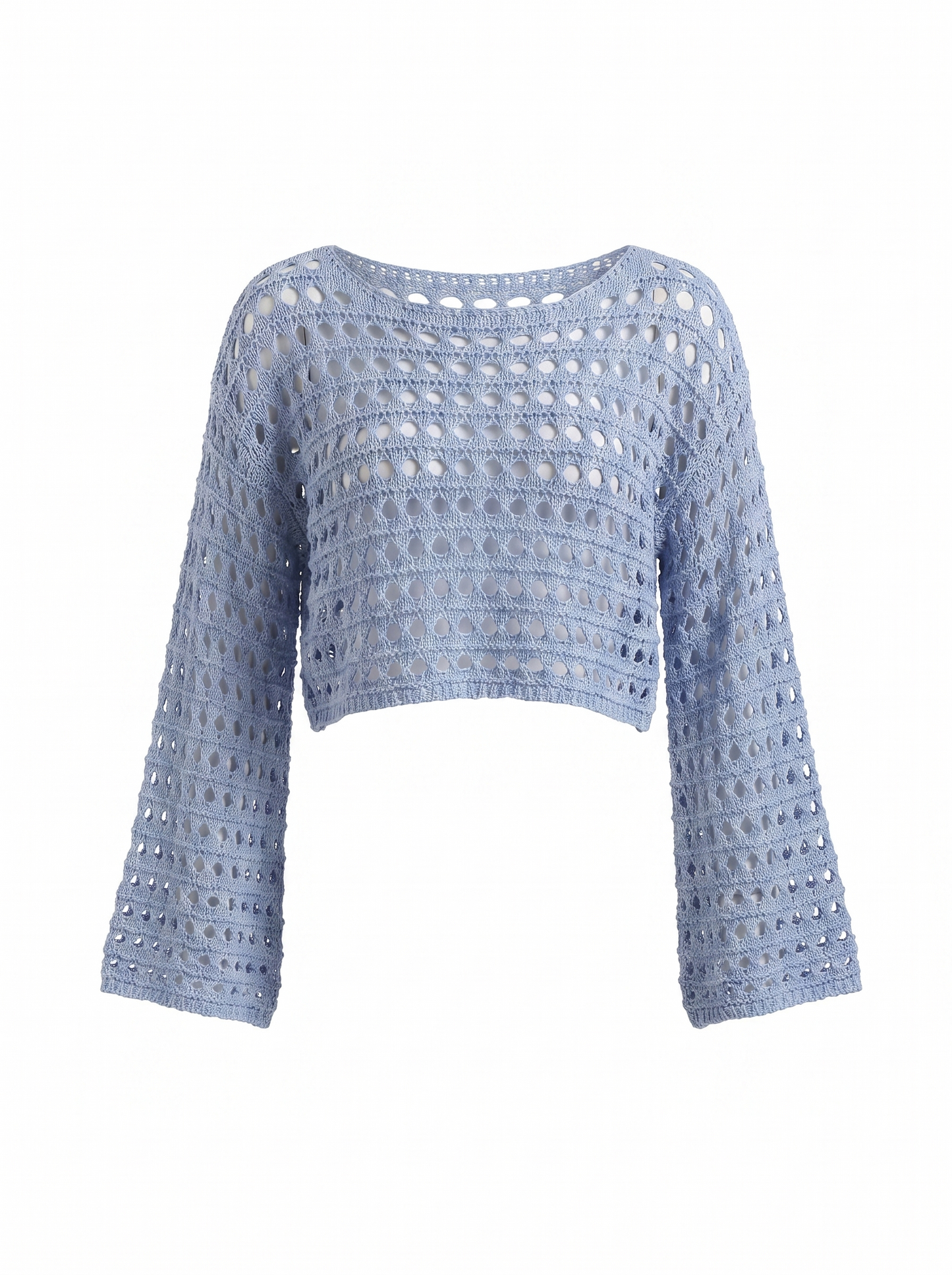 Cote crochet beach cover-up, on white