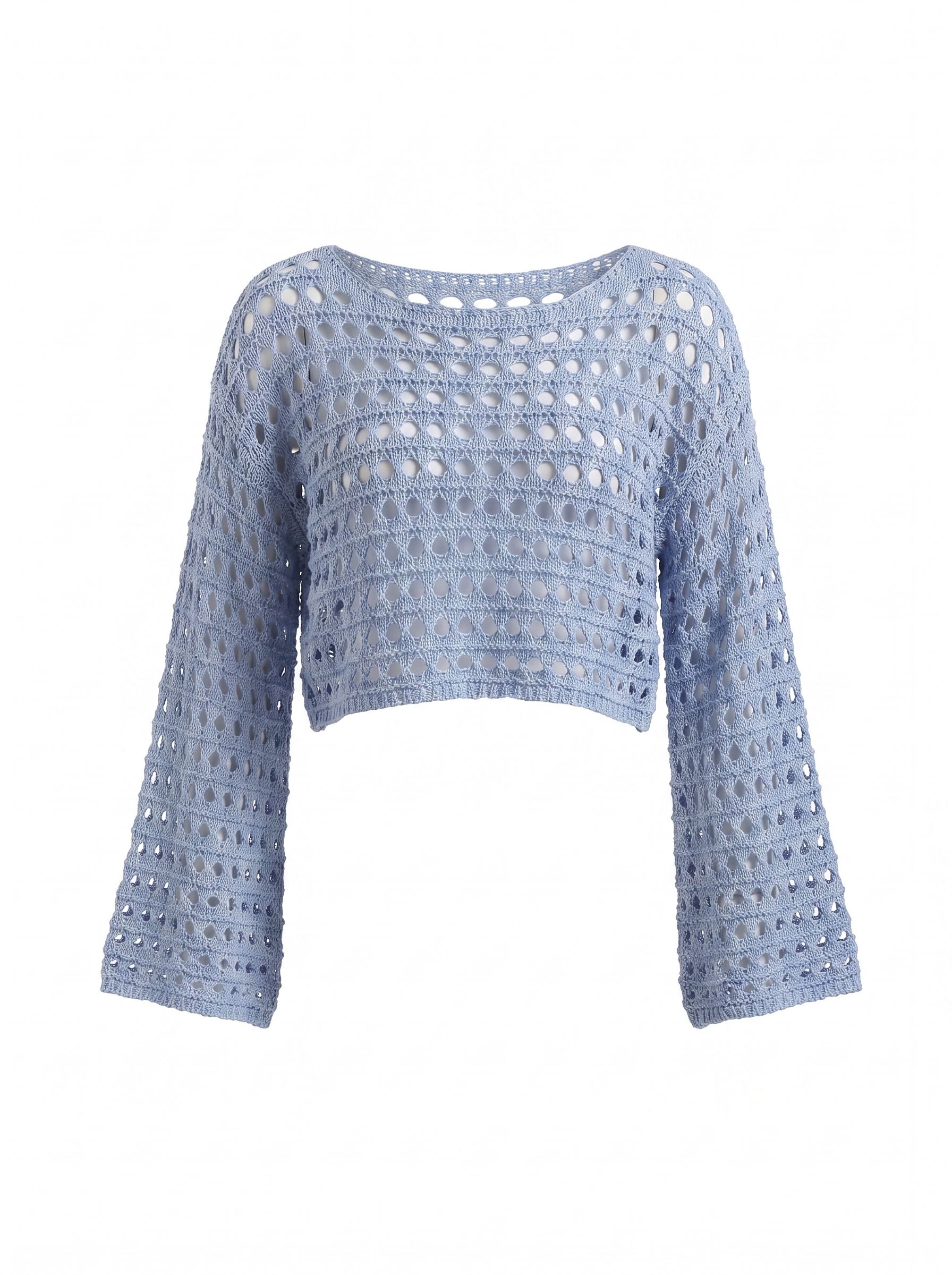 Cote crochet beach cover-up, on white