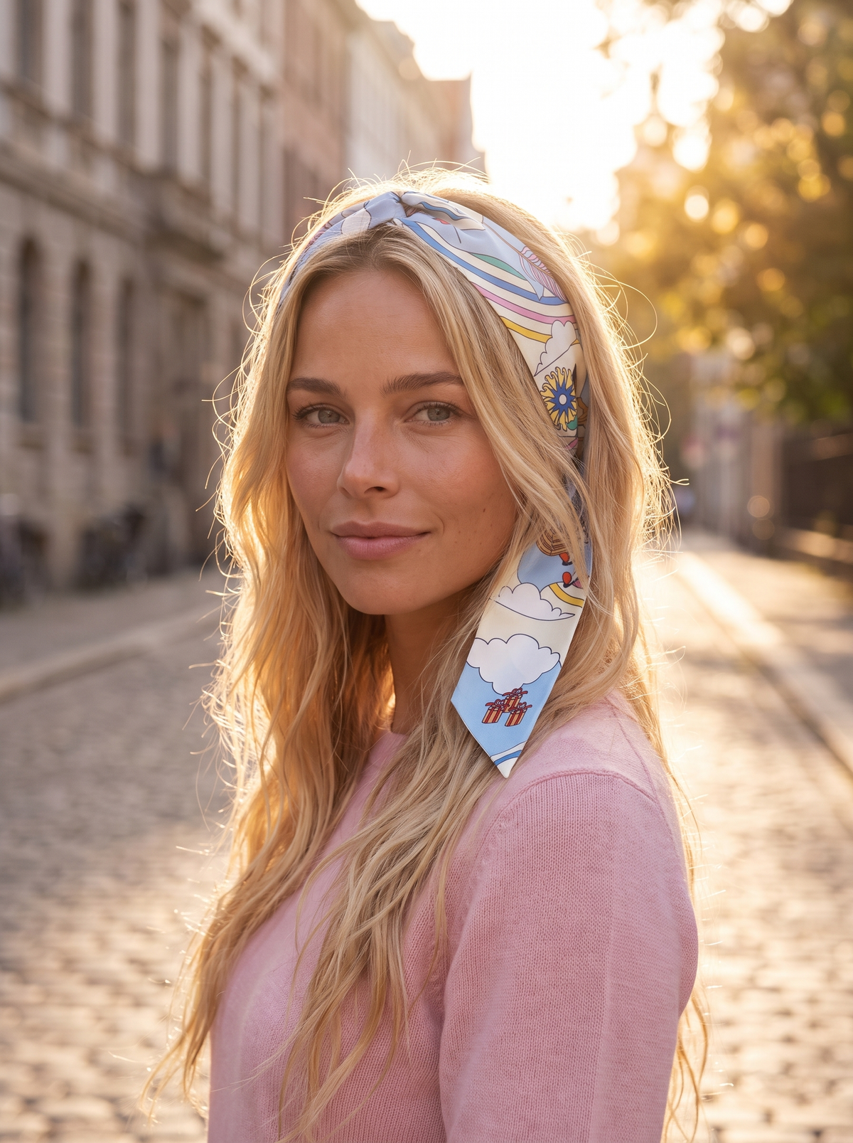 Lexi wearing Print 3 — headband