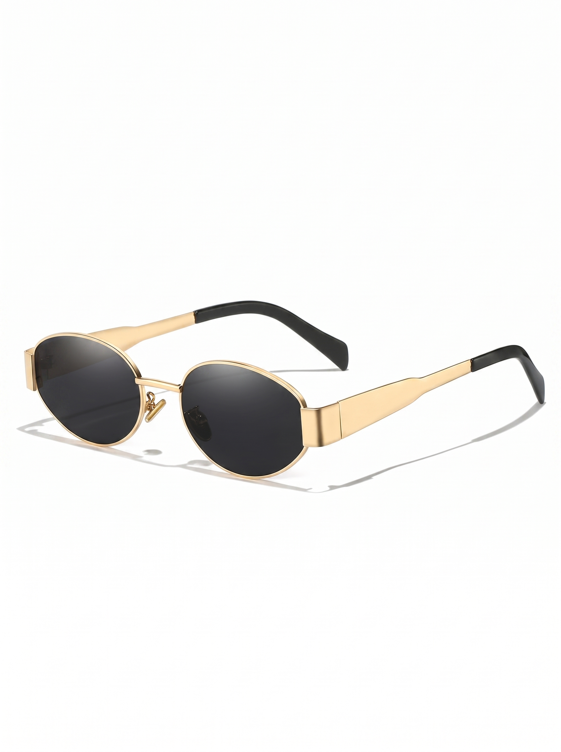 Margaux oval sunglasses on white
