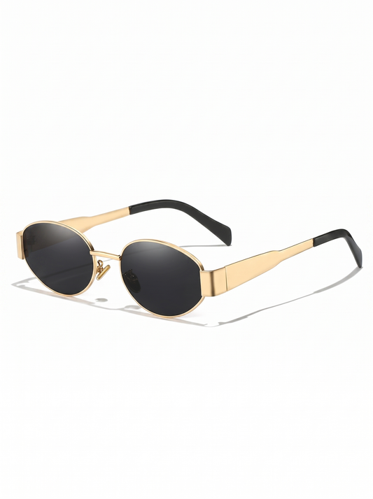 Margaux oval sunglasses on white